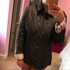 Like new brown Burberry jacket size L